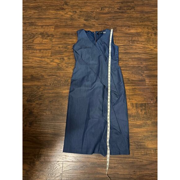 Ivanka Trump Blue Navy Business Dress Size 4 - Picture 4 of 5